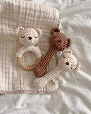 Patti Oslo Norge Isbjørn Bitering | cream Teething Rings & Rattles & Baby Gym Toys