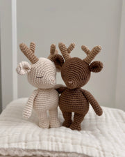 Patti Oslo Norge Reinsdyr Mini Kolleksjon I brun Organic Soft Toys