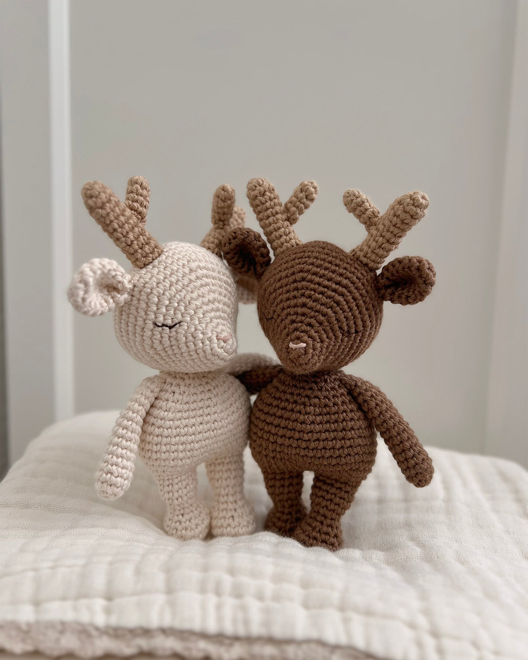 Patti Oslo Norge Reinsdyr Mini Kolleksjon I brun Organic Soft Toys