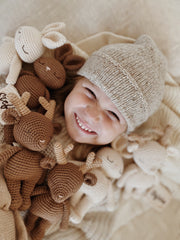 Patti Oslo Norge Reinsdyr Mini Kolleksjon I brun Organic Soft Toys
