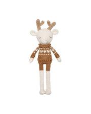Patti Oslo Norge Robin Reinsdyr | Hjertegenser | caramel Organic Soft Toys