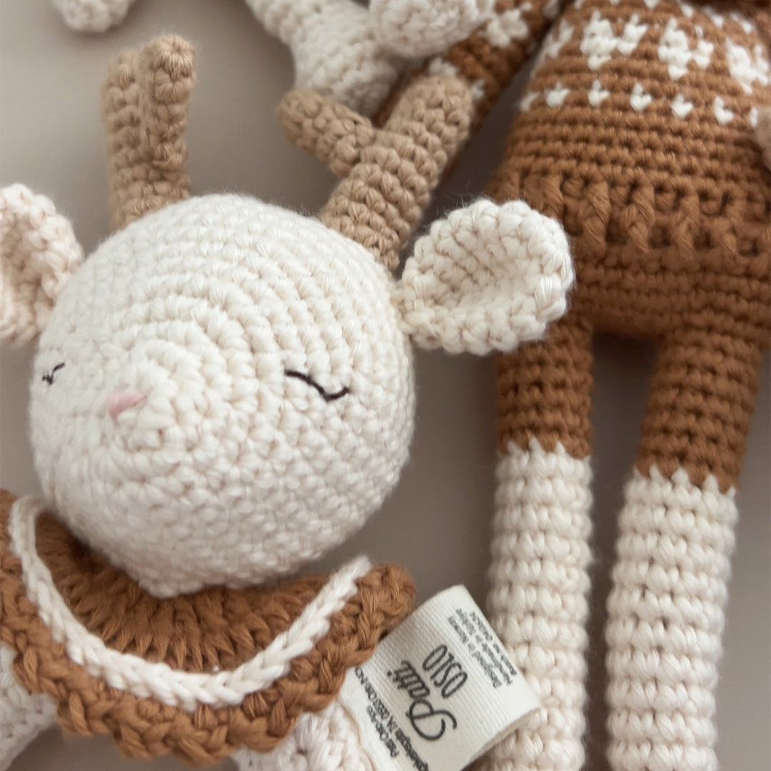 Patti Oslo Norge Robin Reinsdyr Bitering | caramel Teething Rings & Rattles & Baby Gym Toys