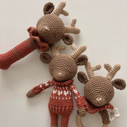 Patti Oslo Norge Robin Reinsdyr Bitering | cherry red Teething Rings & Rattles & Baby Gym Toys