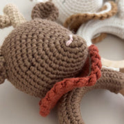 Patti Oslo Norge Robin Reinsdyr Bitering | cherry red Teething Rings & Rattles & Baby Gym Toys