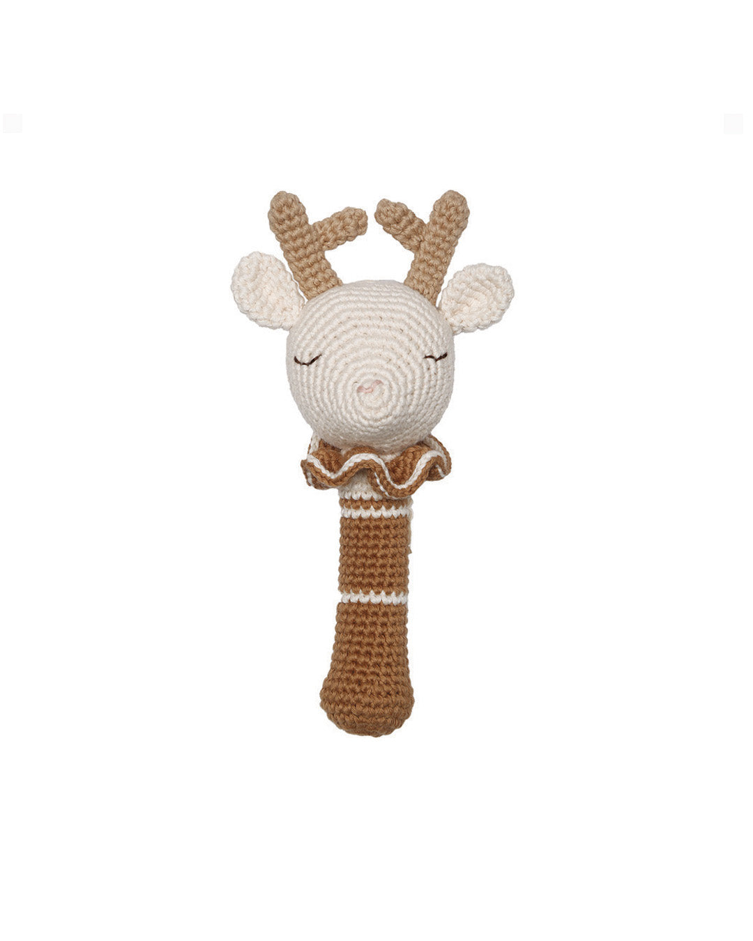 Patti Oslo Norge Robin Reinsdyr Rangle | caramel Teething Rings & Rattles & Baby Gym Toys