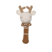Patti Oslo Norge Robin Reinsdyr Rangle | caramel Teething Rings & Rattles & Baby Gym Toys