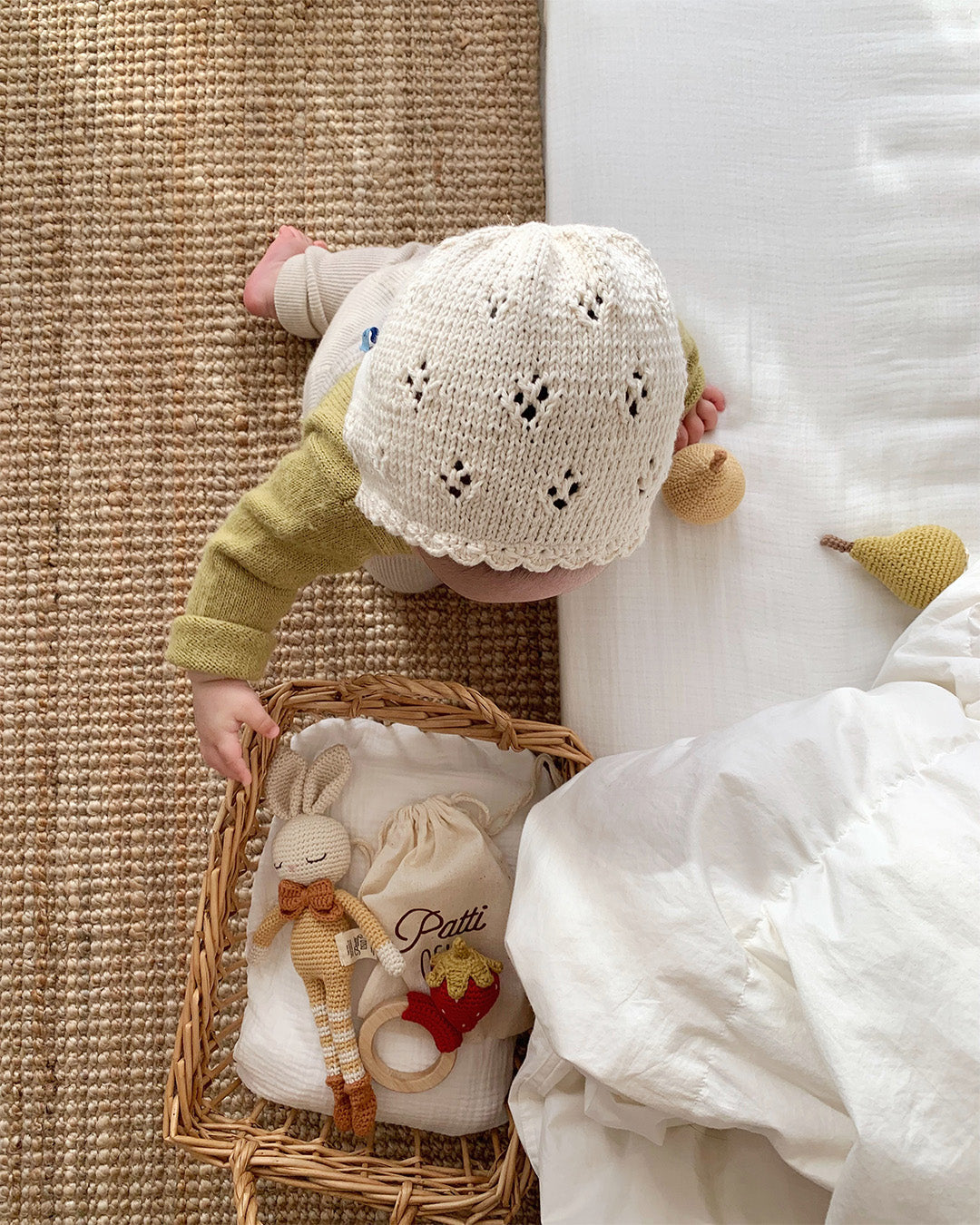Patti Oslo Norge Jordbær Bitering Teething Rings & Rattles & Baby Gym Toys