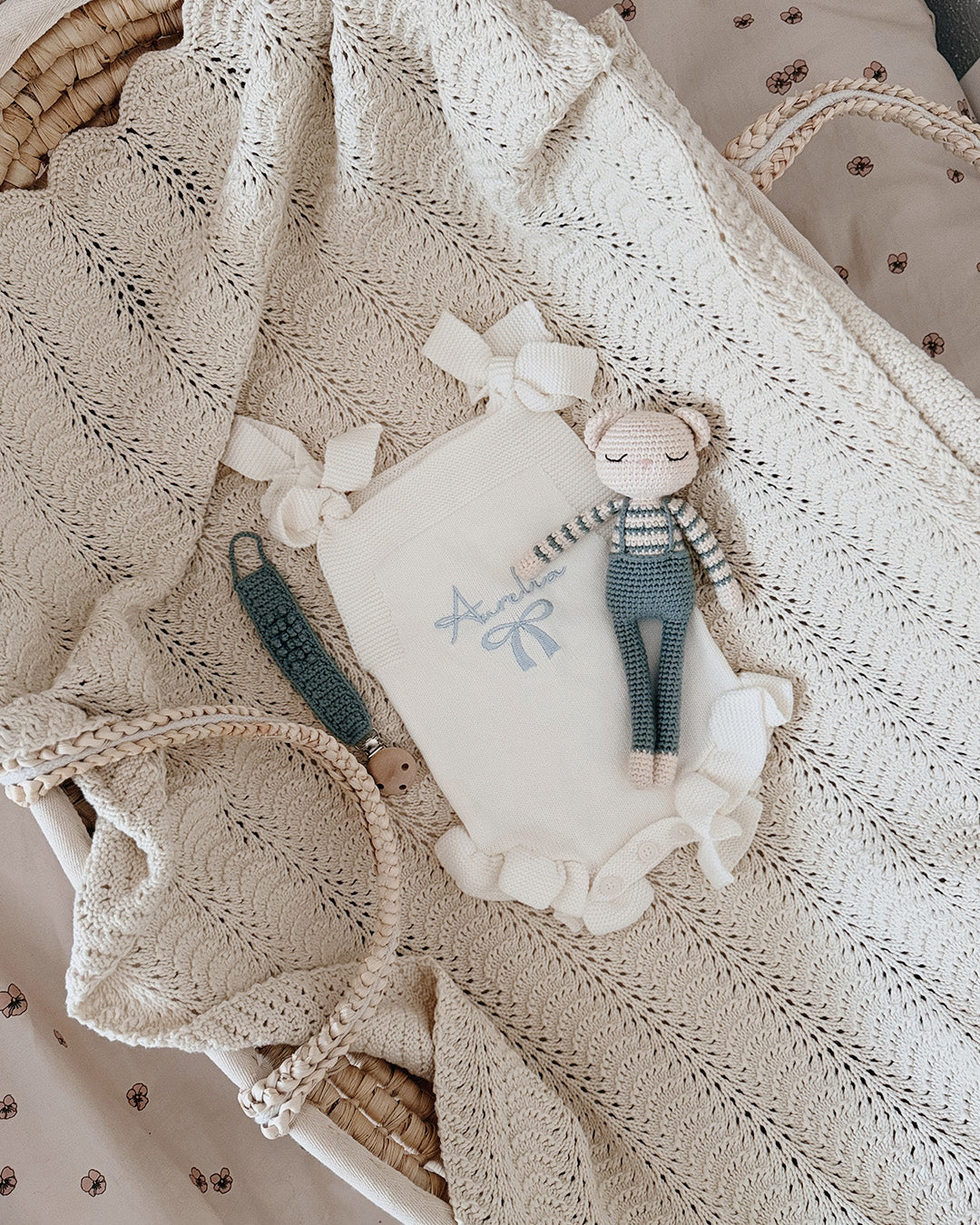 Patti Oslo Norge Teddy | blue Organic Soft Toys