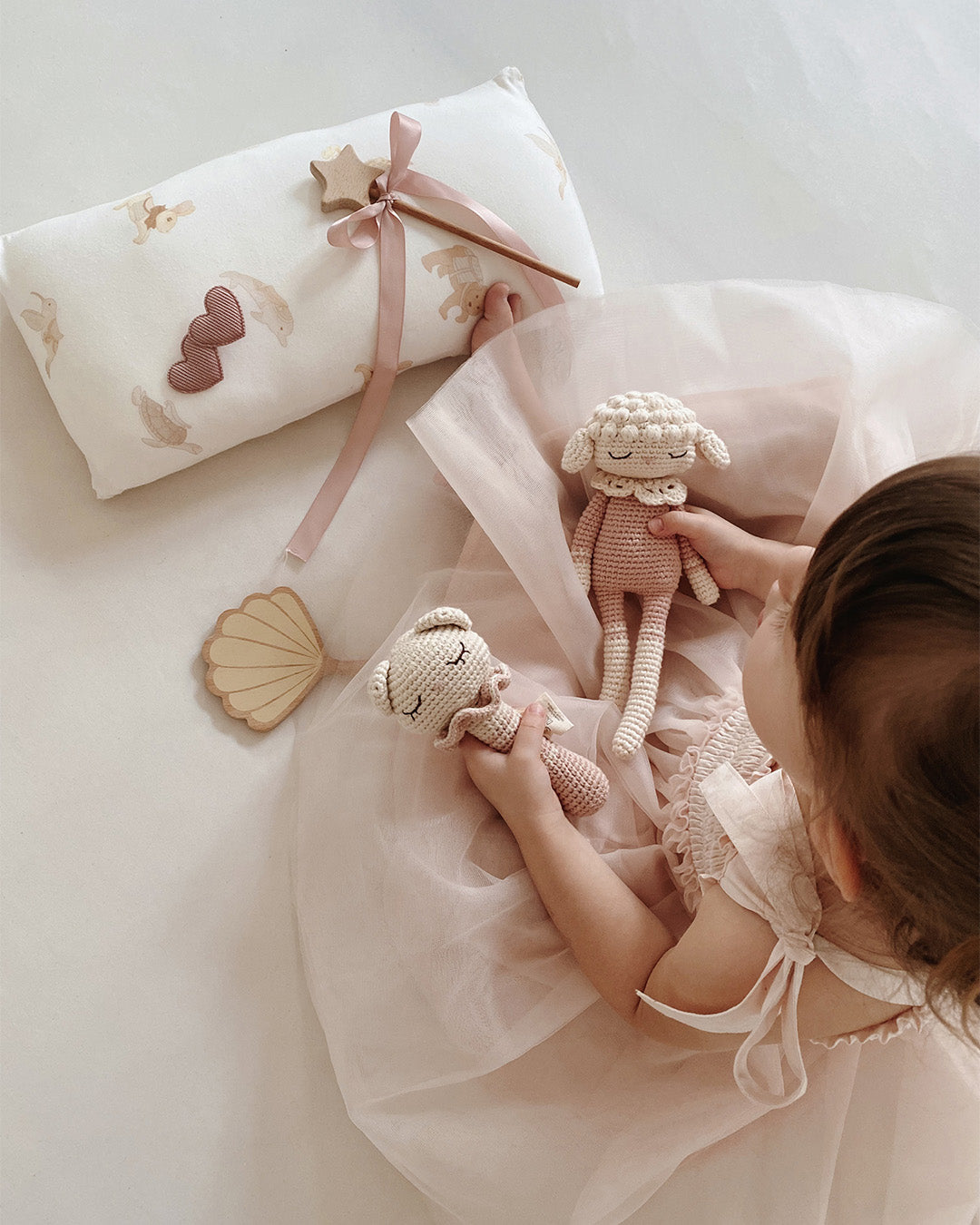 Patti Oslo Norge Tiffani the Teddy Rattle | with bell Teething Rings & Rattles & Baby Gym Toys