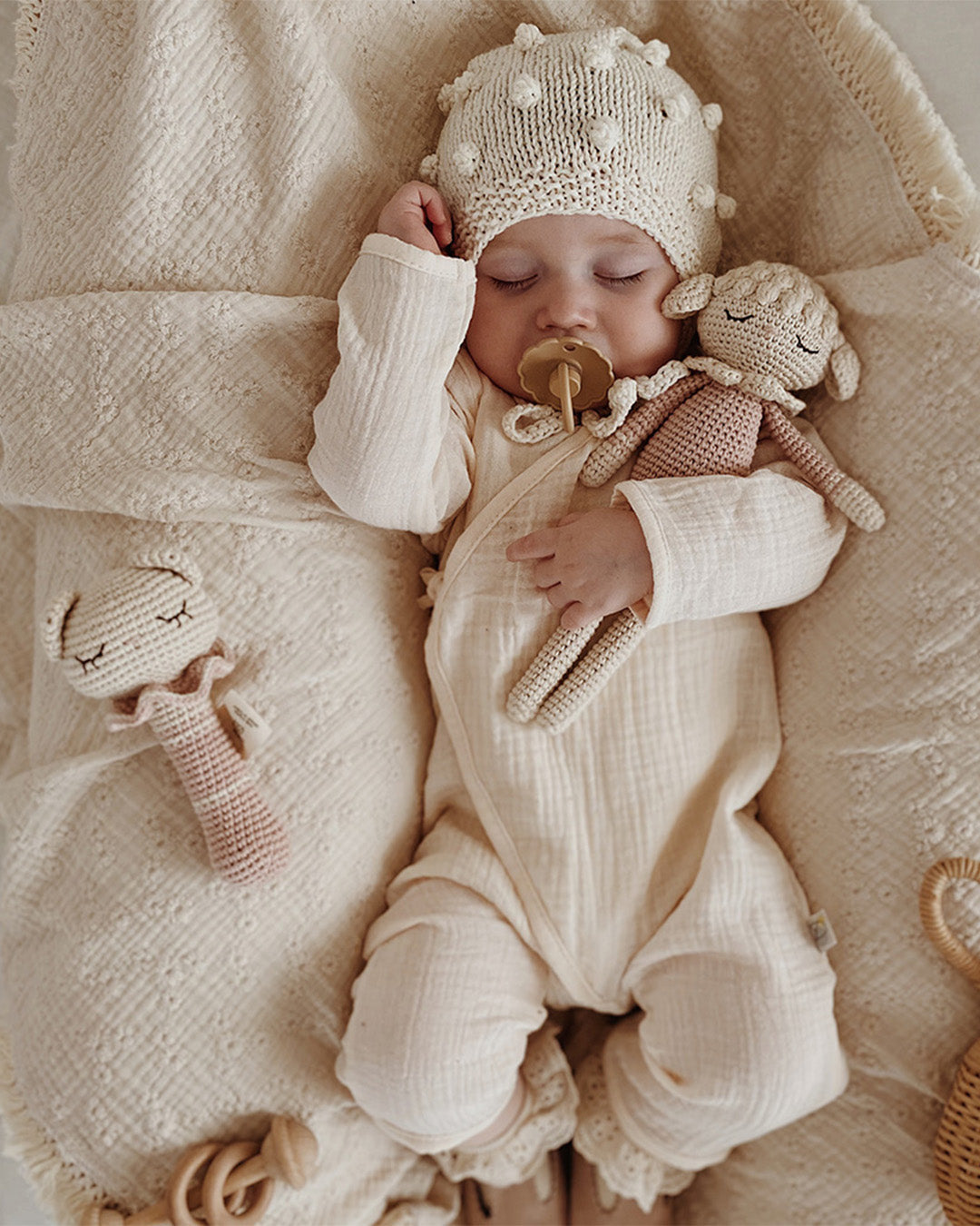 Patti Oslo Norge Tiffani the Teddy Rattle | with bell Teething Rings & Rattles & Baby Gym Toys